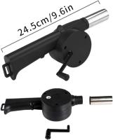 Soplador De Aire Para Barbacoa Ventilador Manual BBQ Bellows Hand Crank Outdoor Cooking Fan Air Blower - details 3
