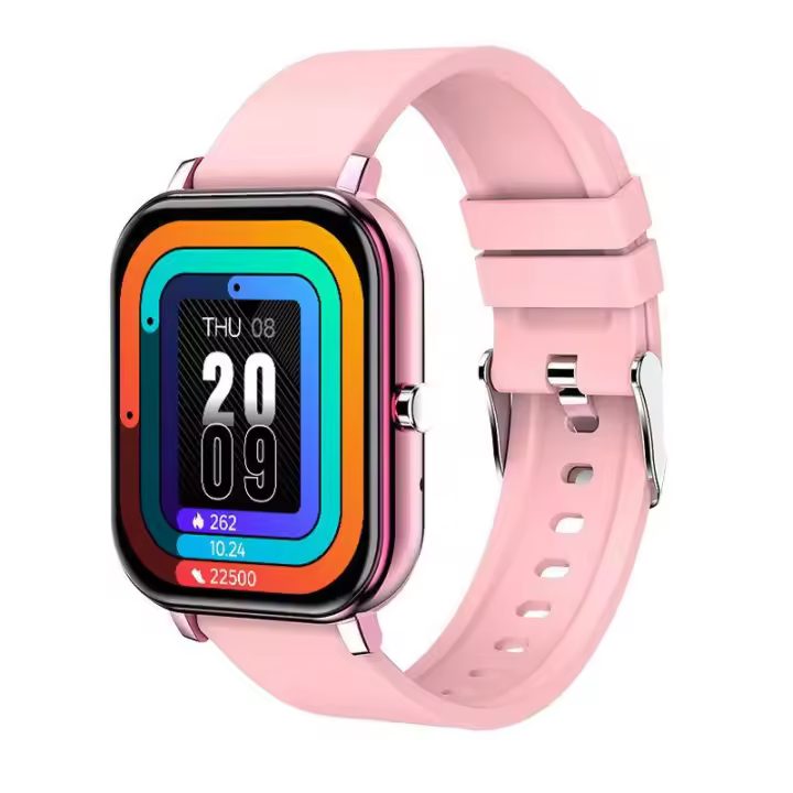 Reloj inteligente deportivo y de fitness de 1,54 pulgadas, reloj inteligente con Bluetooth IP67 resistente al agua, lector de actividad y probador de agua, pantalla LCD táctil a todo color, con monitor de frecuencia cardíaca/sueño, para Android e iOS - 1