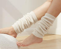 Harajuku Fashion Leggings Tejidas Al Estilo Japonés Calcetines Retro Coreanos Para Estudiantes Socks Blancas Calor Otoño Invierno Poliéster Acrílico Lana - details 4