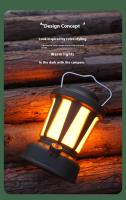 Lámpara De Camping Portátil LED Con Modos De Iluminación Frío Y Caliente 3 Modos De Iluminación Luz De Campamento Para Excursionismo Escalada Y Acampar En Tienda - details 2
