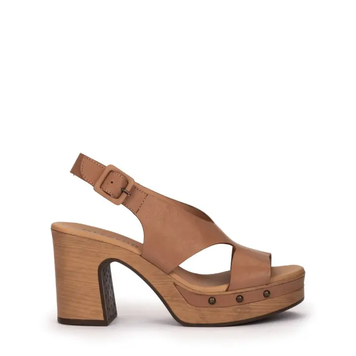 Weekend Shoes Sandalias Modelo 12378 Para Mujer Color Cuero - 1