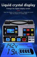 Cargador De Batería Para Coche 12V/24V De Alta Potencia 220W Carga Rápida Automática Con Pantalla LCD Reparación De Pulso Completa Auto-paro - details 2