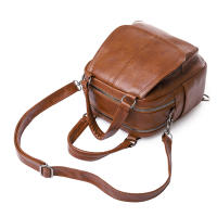 Mochila Retro Pequeña Para Mujer Mochila Multifuncional De Gran Capacidad Bolso Cruzado De Hombro Viaje Mini Bolso De Mano - details 11