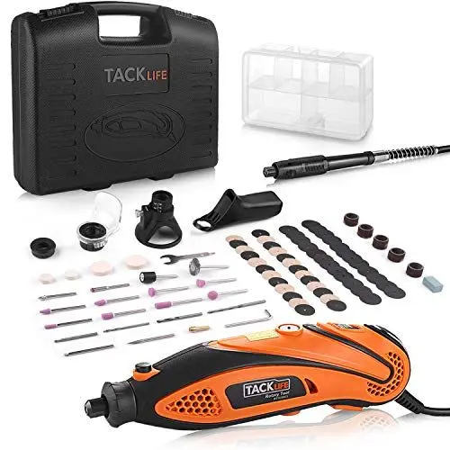 Amoladora Eléctrica Multiherramienta 135W con 80 Accesorios y Eje Flexible - TACKLIFE RTD35ACL - 1