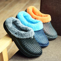 YRZL Pantuflas De Invierno Para Hombres Y Mujeres Zapatos Casuales No Friccionantes De Algodón Antideslizantes Para El Interior Del Hogar - details 7