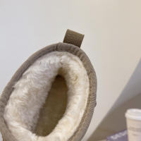 Botas De Nieve Para Mujer Suela Antideslizante Invierno Punta Redonda Cierre SLIP-ON Material De Suela Goma Talla Verdadera - details 0