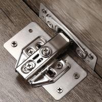 Kit De Reparación Para Cerradura De Armario 10Pcs Placa De Resguardo De Cepillo De Acero Inoxidable Con Agujeros Para Montaje En Puertas De Cocina Y Armarios De Hogar - details 3