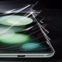 Protector De Pantalla Para Samsung Galaxy Z Flip 5 Y 4 4en1 Hydrogel Película Transparente Anti-Scratch Anti- Fingerprint Resistente Al Agua No Es Vidrio Para Cámara Lens - details 1