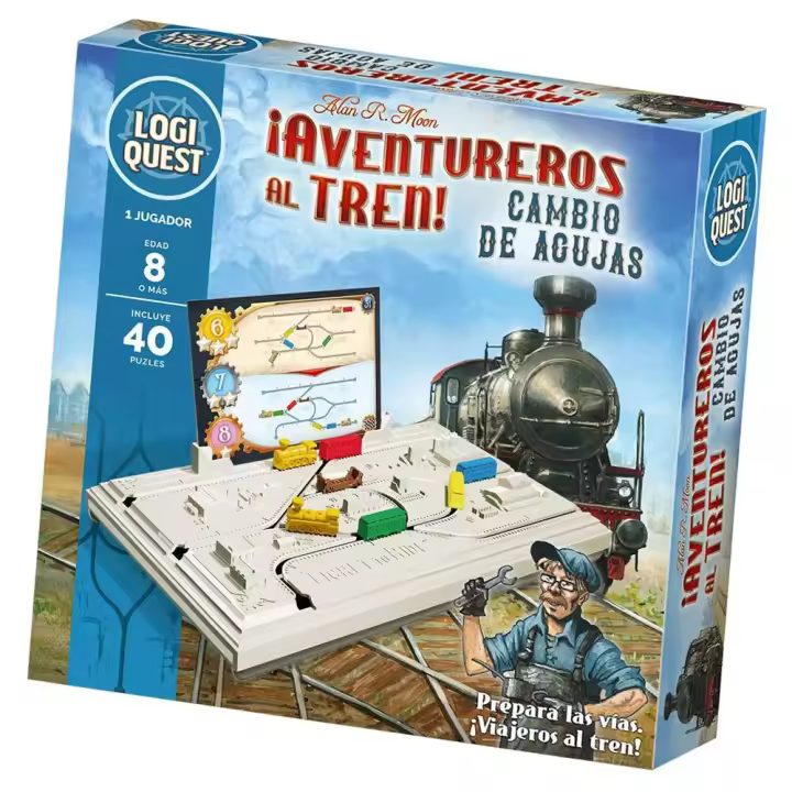 Mixlore Logiquest ¡aventureros Al Tren! Juego De Mesa - 1