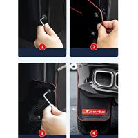 Par De Parachoques Universales Para Coches Y SUVs - Par Delantero Y Trasero Con Tornillos - Previene Barro Y Suciedad De Rally Pieza De Automóvil - details 1