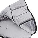 Saco Silla paseo Universal Invierno, Saco Carro Bebe Universal con Forro Polar Térmico y Pelo, Saco Carro Bebe Invierno Impermeable Estilo Polipiel - details 7