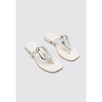 Gioseppo VENDRES Sandalia Plana Mujer Blanco - details 0