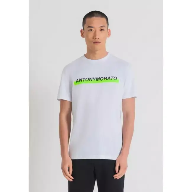 Camiseta manga corta estampado en relieve en el pecho Antony Morato - 1
