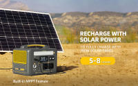 VTOMAN JUMP 600X Estación de Energia Portátil kit supervivencia 72 horas, generador de luz inverter electrico solar portatil,299Wh, Salida de 600W, Capacidad Expandible de 939Wh, 9 Puertos, PD 60W USB-C，supervivencia grupo electrogeno - details 2