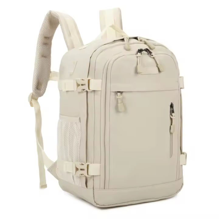 Mochila De Cabina Ryanair 40x20x25cm (20L) Mochila De Viaje Impermeable Para Avión Equipaje De Mano Resistente Mochila Para Senderismo Escolar Trabajo / Negro/ Azul Marino/ Gris/ Rosa - 1
