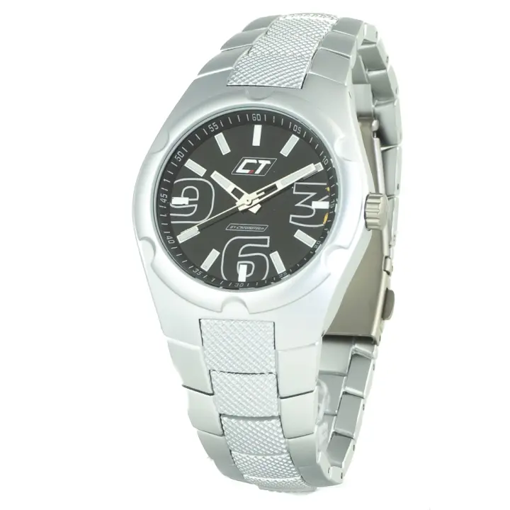 Chronotech Reloj Analógico para Hombre de Cuarzo con Correa en Acero Inoxidable CC7039M-02M - 1