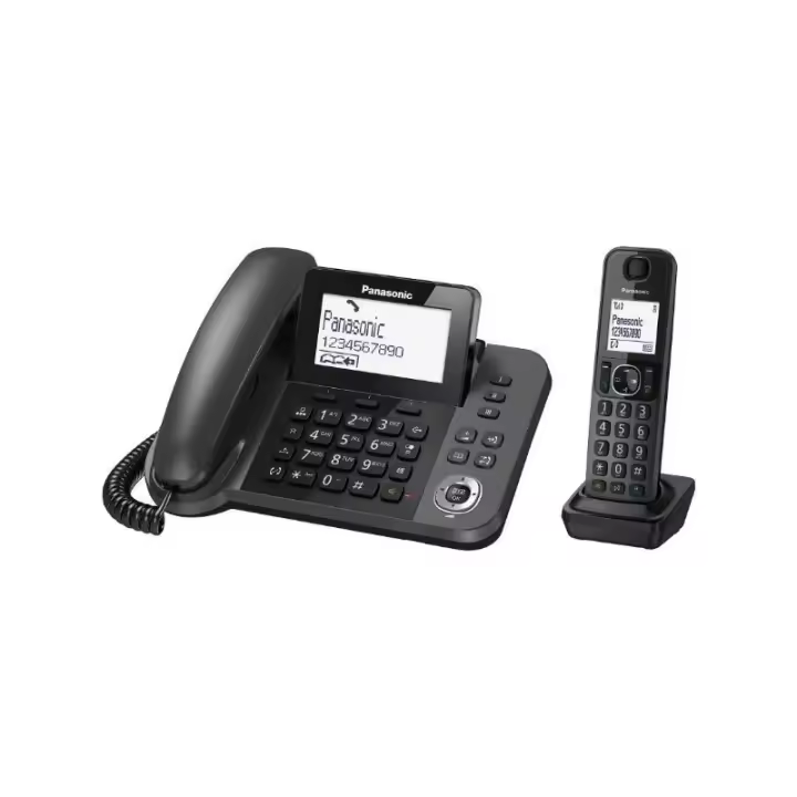 Teléfono Inalámbrico Panasonic KX-TGF310 - Solución 2 en 1 para Profesionales Exigentes - 1