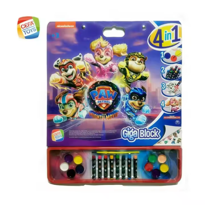 JUEGO GIGA BLOCK 4 EN 1 PATRULLA CANINA DE CEFA TOYS - 1