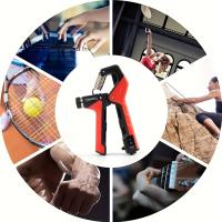 Entrenador De Agarre 1pc Con Resistencia Ajustable Ejercitador De Muñeca Y Mano Para Entrenamiento De Fuerza Unisex - details 6