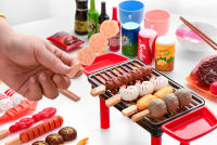 Juego De Cocina Para Niñas Con Alimentos Y Verduras Simulación Barbecue Set Educativo Para Casa De Juguete Interactivo Para Niños Y Niñas Aged 3-12 - details 10