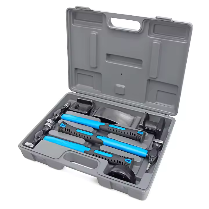 JOMAFA - KIT DE MARTILLOS Y TASES PARA CHAPISTAS CON MANGO DE FIBRA - 5440 - 1