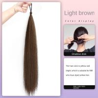 Bola De Enredado De Fibra Sintética Anillo De Pelo Natural Volumen Bajo Donut De Pelo Synthético Para Pelucas Tipo De Material: Fibra Resistente Al Calor - details 10