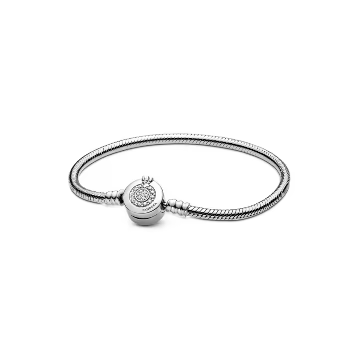 Pulsera Pandora 599046C01-19 Corona Chispeante plata - 1