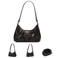 Nueva Bandolera Punk Y2K Motocicleta Retro Para Comunicación Estilo Francés De Alta Gama Bolso De Mano Para Compras De Mujer - details 3