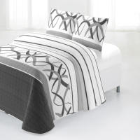 Vivid Torral - Colcha Bouti Verano Burdeos Estampada Reversible + Fundas De Cojines* Poliéster, Fresquita, Transpirable, Diseño, Primavera, Verano - details 1