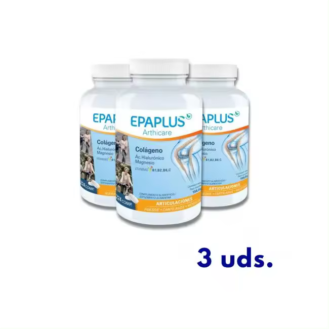Epaplus Pack 3 Colágeno + Ácido Hialurónico + Magnesio 224 Comp. - 1