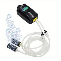 SOBO Bomba De Oxígeno Para Acuario 738M Doble Agujero 3.5W Ajustable Alta Potencia Bomba De Oxigenación Parapeces - details 5