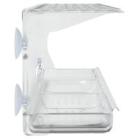 vidaXL Comedero de pájaros para ventanas (2 unidades) acrílico 30x12x15 cm - details 4