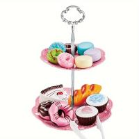 Juego De Juguetes Para Niños Y Niñas Máquina De Café Simulación Con Mesa De Postres Y Bebidas Té De La Tarde Set De Regalo Para Edades 3-12 Años - details 3