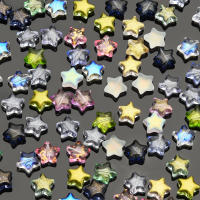 50Pcs Bolas De Vidrio De Estrella De Cinco Puntos 10mm Para Fabricación De Joyas Accesorios Para Pulseras Y Aretes DIY - details 2