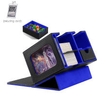 Estuche De Tarjetas De Colección De Cuero Con Cierre Magnético Para Cartas De Magic Y Deportes Protección Adecuada Para Tarjetas De Juego - details 2