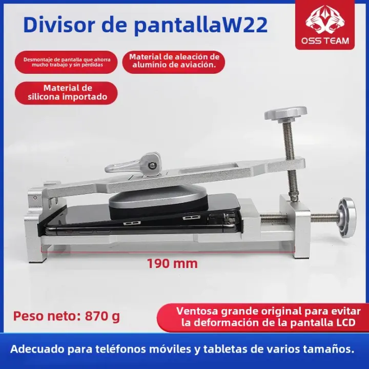 Herramienta De Desmontaje Para Reparación De Pantallas OSS W22 Apto Para Teléfonos Móviles Y Tabletas Con Gran Diseño De Ventosa Fuerte Succión Para Evitar Deformación Del Pantalla - 1