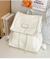 Bolso tipo mochila para el hombro con colgante, moderno, sencillo, informal y de gran capacidad para mujer, con textura y estilo. - details 5
