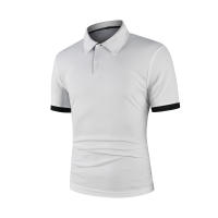 Camisa Polo Para Hombre Manga Corta Color Contraste Moda Casual Verano Ropa Streetwear Top Regular Polyester Antipelusa - details 9