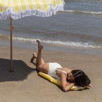 Flamingueo Tumbona Plegable Silla Playa Plegable Reclinable Tumbona Mochila Silla Plegable Ligera Respaldo Playa 5 Posiciones Beach Chair - details 9