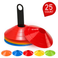 Juego De Conos De Entrenamiento Agility Disc Multi Deporte Para Fútbol Y Otros Juegos De Bola Marcadores De Campo Mini Conos De Entrenamiento - details 11