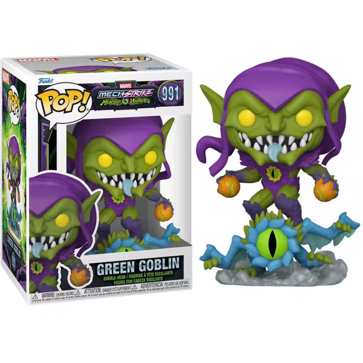 Figura Pop Marvel Monster Hunters Green Goblin-Figura de Vinilo Coleccionable - Idea de Regalo- Mercancia Oficial - Juguetes para Niños y Adultos - Movies Fans - Muñeco para Coleccionistas y Exposición - 1