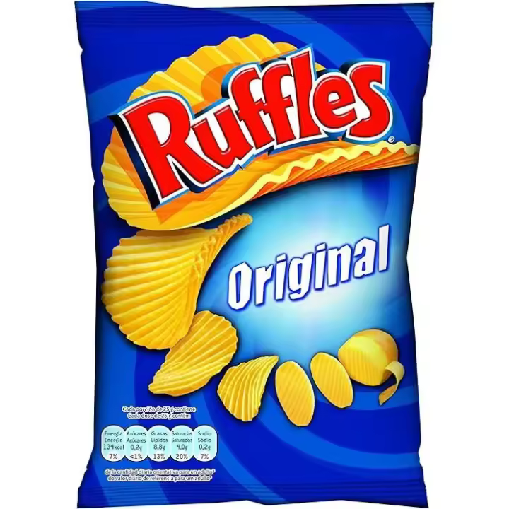 PACK de 12 - Ruffles original sin gluten 12 x 150g PEPSICO - 1
