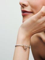 Pandora - Charm Colgante de Esesas que se abre y se divida-Plata de Lei, Baño de Oro de 14K - details 3