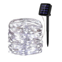 Guirnalda De Luz LED Solar Impermeable Para Exterior Decoración De Navidad Boda Fiesta Jardín Año Nuevo Guirnalda De Hadas - details 0