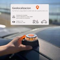 Baliza V16 Homologada Dgt con Geolocalizador, Incluye Tarjeta Sim 12 Años, Base Magnética, Impermeable IP54, Pilas Incluidas - details 1