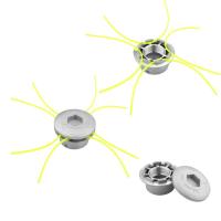 Cabeza De Trimmer De Hierba Universal En Aluminio Con 4 Líneas Cabeza De Cortacésped De Nylon Para Motosierra Plata - details 3