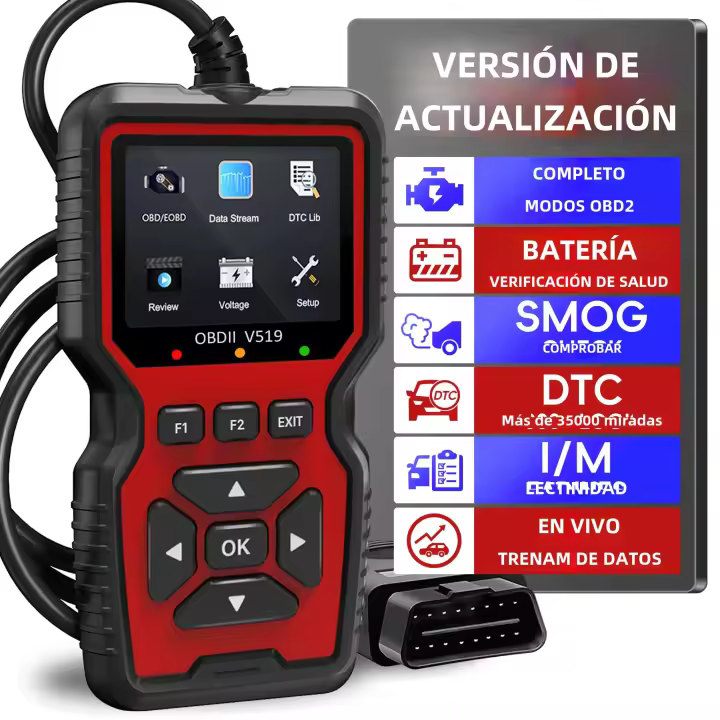 Herramienta De Diagnóstico OBD2 Lector De Códigos Del Motor Con Reset Smog Check Borrado De Códigos Datos En Tiempo Real - 1