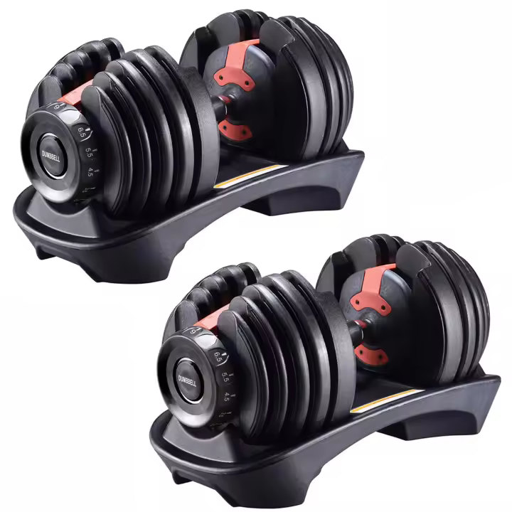 Mancuernas Ajustables Profesionales Wonduu 2Kg a 24Kg - Antideslizantes para Ejercicio y Gimnasio en Casa - 1
