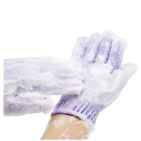 Juego De 3/5/8 Guantes Y Toallas De Nylon Para Exfoliar El Cuerpo Herramientas De Baño Para Mujeres En Clima Frío - details 4