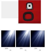 Gorro De Invierno LED Con Luz Recargable Por USB Unisex Gorro Caliente Con Farol De Cabeza Para Noche Capa De Luz De Flashlight Tejido - details 1